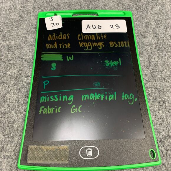 Adidas Climalite Crop Leggings Womens S Small Light Gray Embossed Mid Rise Crop - Picture 11 of 14